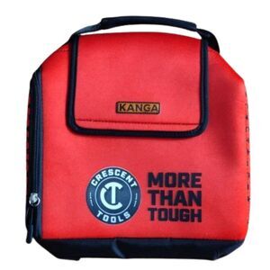 Kanga Crescent Tools Insulated Lunch Cooler Bag Red Soft Side Zip